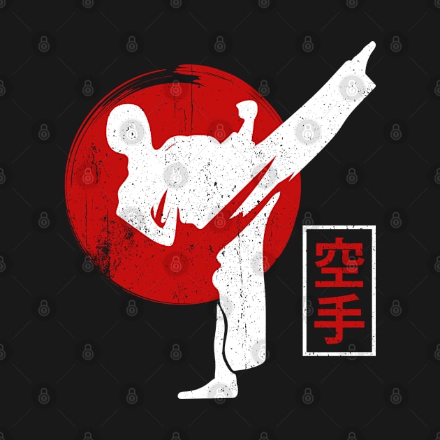 Karate Fighter Black Belt Karate Kick by MzumO