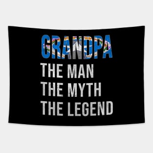 Grand Father Northern Marianan Grandpa The Man The Myth The Legend - Gift for Northern Marianan Dad With Roots From  Northern Mariana Islands Tapestry