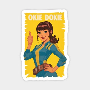 Okie Dokie - Vault Dweller - Post Apocalyptic Magnet