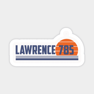 785 Lawrence Kansas Area Code Magnet