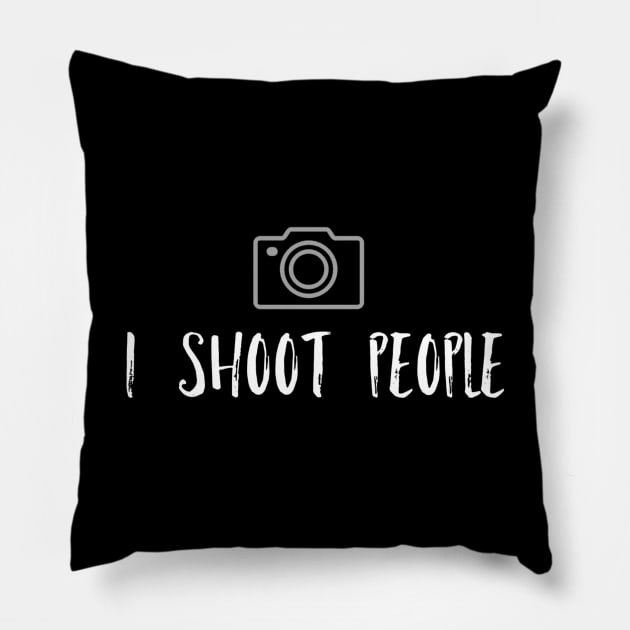 I shoot people Pillow by Sloop