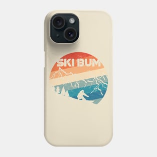 Retro Ski Bum Phone Case