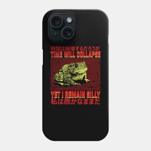 I Remain Silly Frog Japanese Phone Case