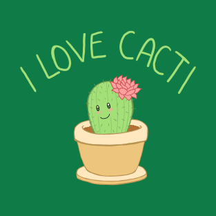 I Love Cacti T-Shirt