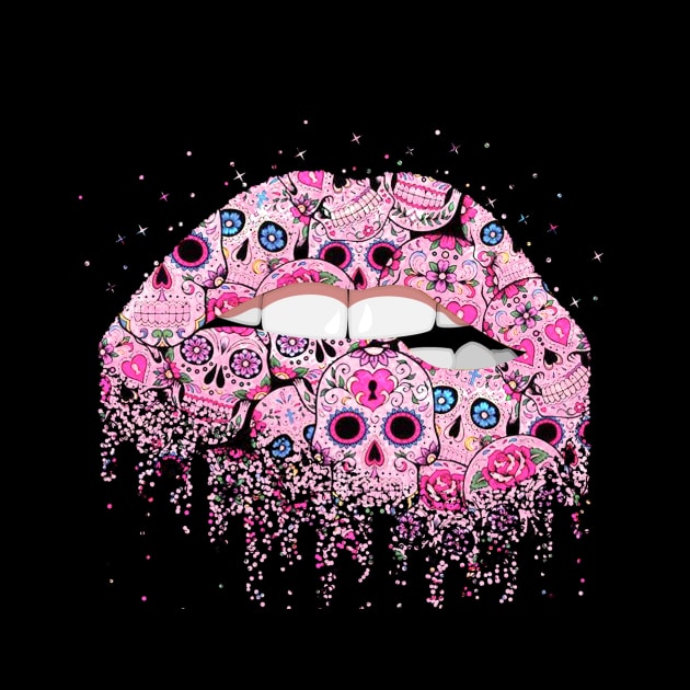 Sugar Skull Lips Women by fuki