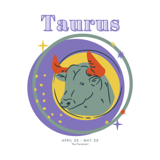 Taurus Zodiac Astrology Symbol T-Shirt