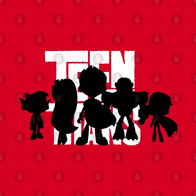 Teen Titans Silhouette by schnln01