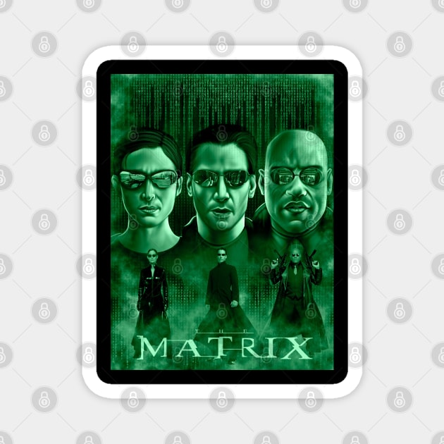 The Matrix 1999 Magnet by SAN ART STUDIO 