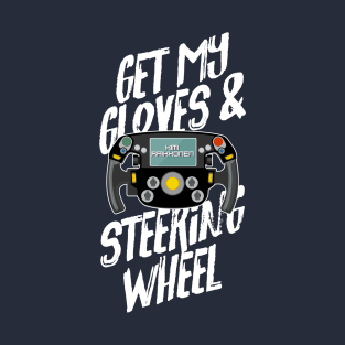 Kimi Raikkonen - Get My Gloves and Steering Wheel T-Shirt