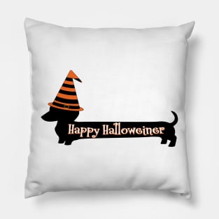 Happy Halloweiner Pillow