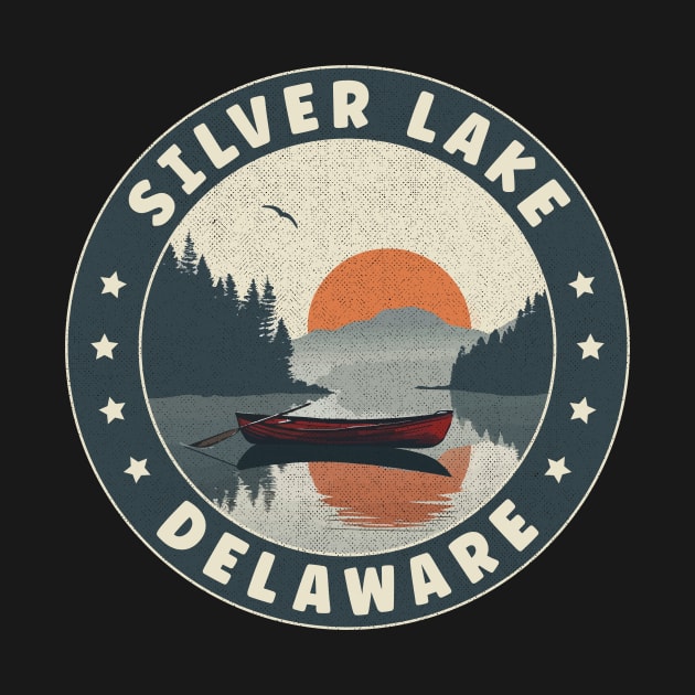 Silver Lake Delaware Sunset by turtlestart