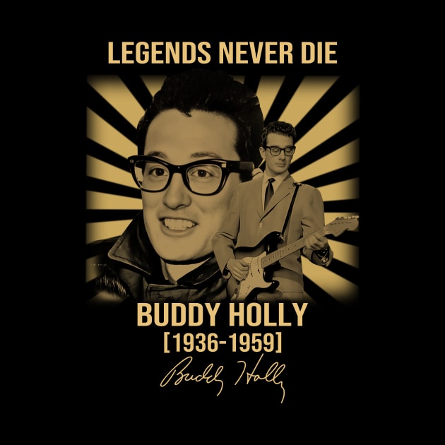 Buddy Holly Legends Never Die Men by chaxue