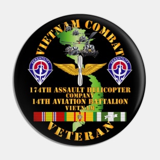 Vietnam Combat Veteran - 174th AHC w 14th Avn Bn Pin