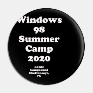 Windows 98 Campout 2020 Pin