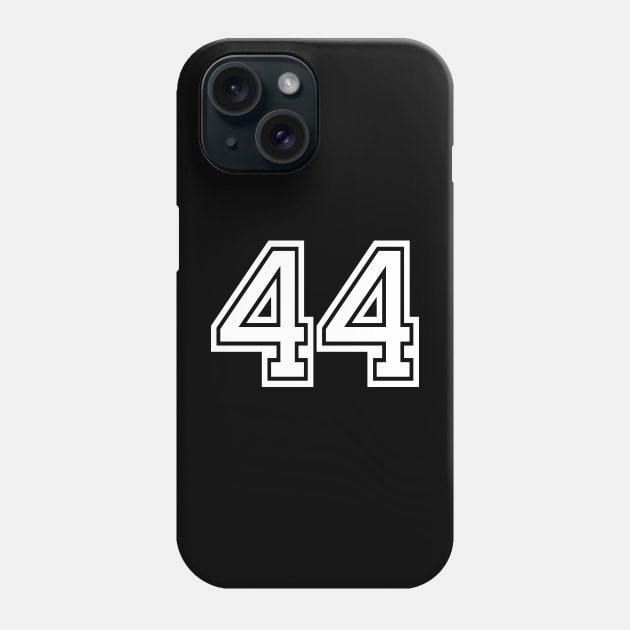 Numbers 44 for a sports team, group, or community Phone Case by DariBangAngga