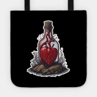 Be Cool Give Blood Help Heart Bottle Tote