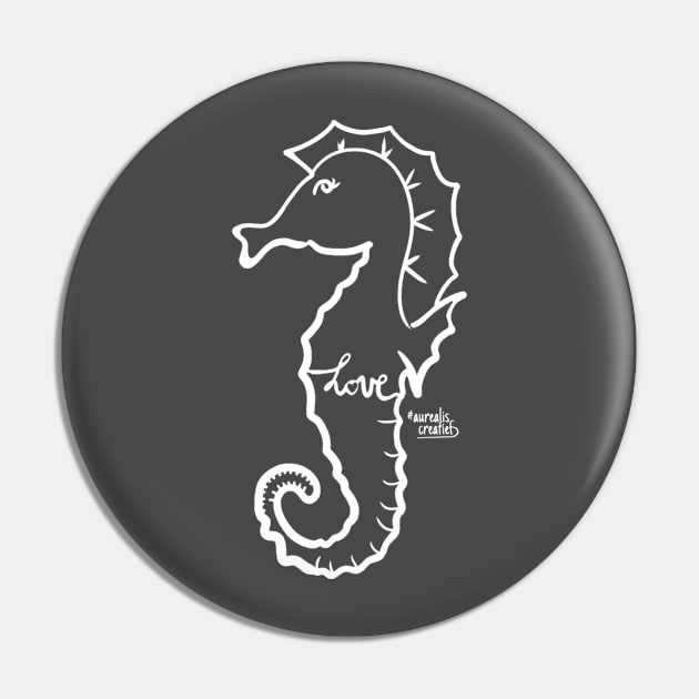 Seahorse love Pin by Aurealis