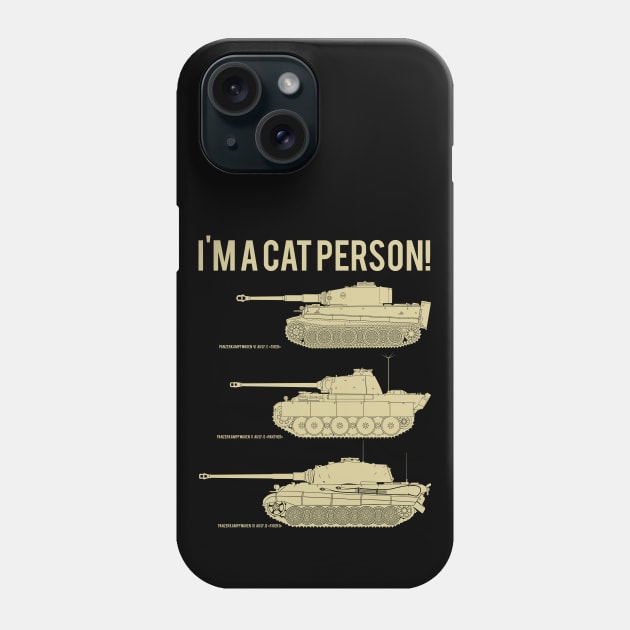 Tanks! im a cat person! Phone Case by FAawRay