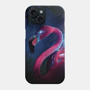 Neon Flamingo Phone Case