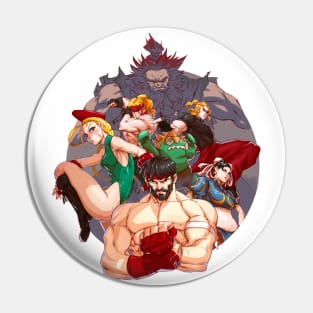 Street Fighters Pin