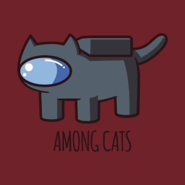 Among Us black cat - Among Us - Long Sleeve T-Shirt | TeePublic AU