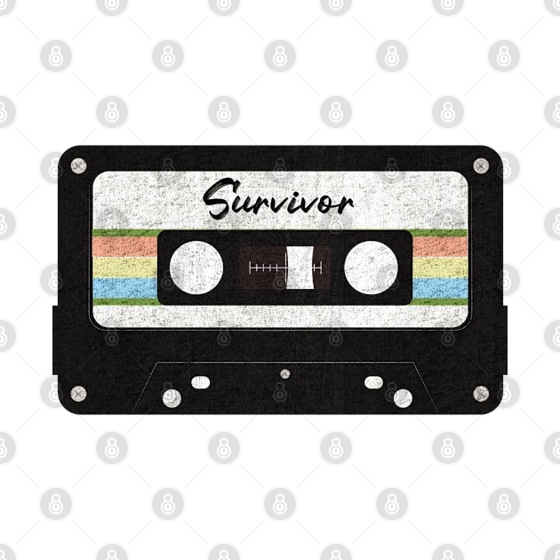 Survivor - Retro 80's Tape Retro Casette by daddymoney