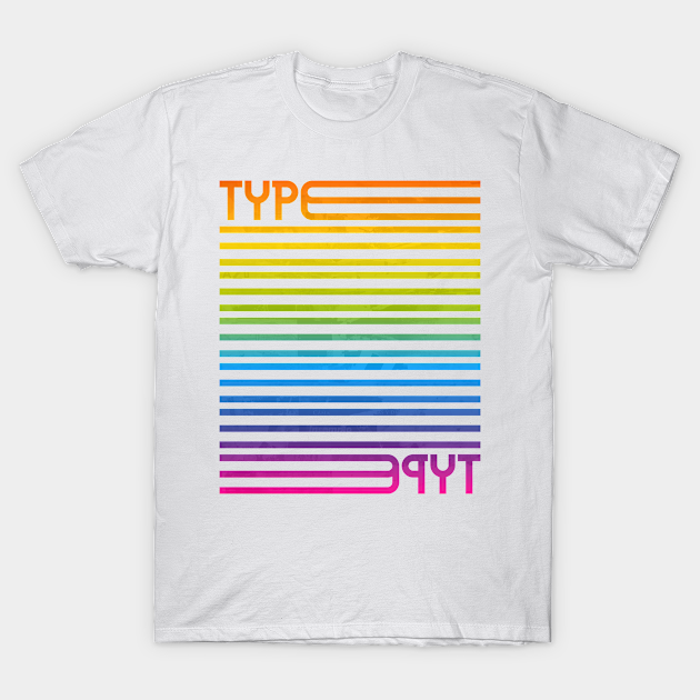 Type Stripes (Full Spectrum) - Type - T-Shirt