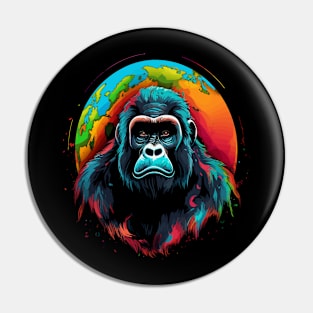 Gorilla Earth Day Pin