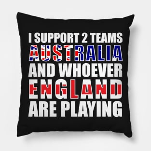 Australia Sports Supporter England Joke Funny Pillow