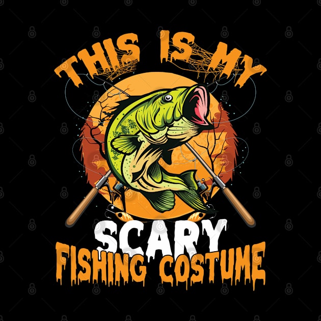 Fishing Pumpkin Halloween Custome Funny Ideas For Men Women by reginaturner