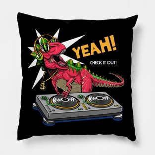 Yeah Dinosaur Pillow