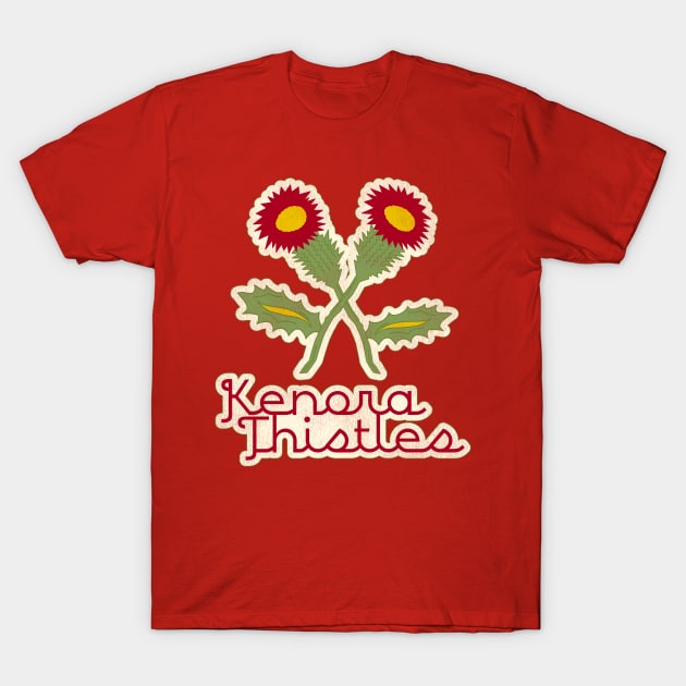 Kenora Thistles Retro Defunct Hockey Team | Kids T-Shirt