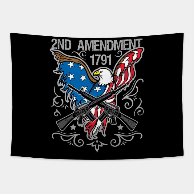 2nd Amendment 1791 Tapestry by RadStar