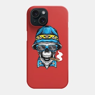 smummer skull smoker Phone Case