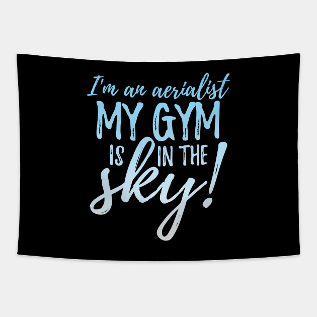 I'm An Aerialist My Gym Is In The Sky Tapestry by DnlDesigns
