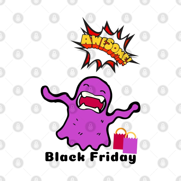 Black Friday - Cute Slime by O.M design