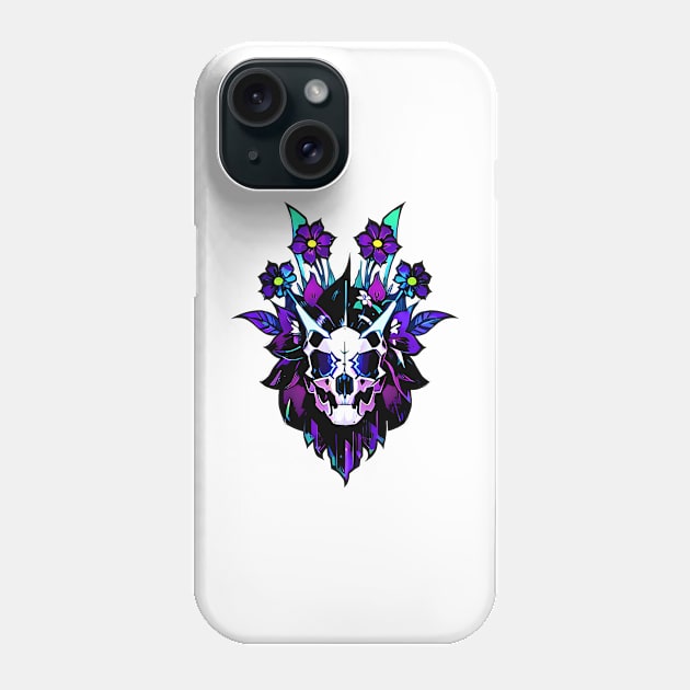 Cyberpunk Flowers Phone Case by CGI Studios