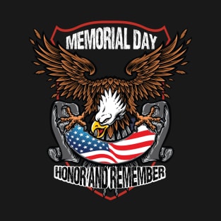 Memorial Day, Remember And Honor, USA Shirt, American flag, , 4th of July T-Shirt