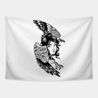 Flying woman Tapestry