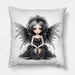 Cute Gothic Fairy Pillow