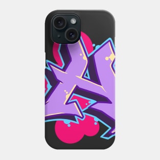 Letter H - Graffiti Street Art Style Phone Case