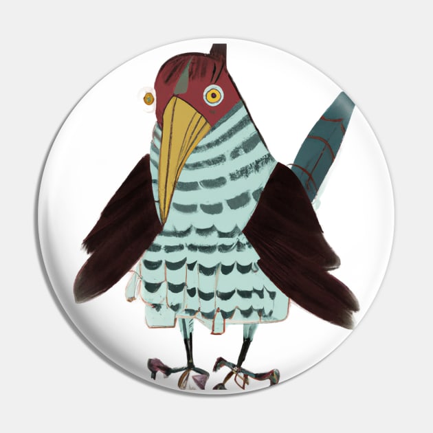 Cute Cuckoo Drawing Pin by Play Zoo