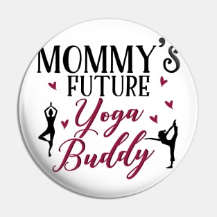 Yoga Mom Daughter Matching Gifts Pin