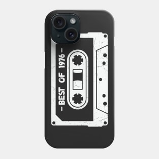 Best of 1976 Retro Cassette Tape 1976 Birthday Phone Case