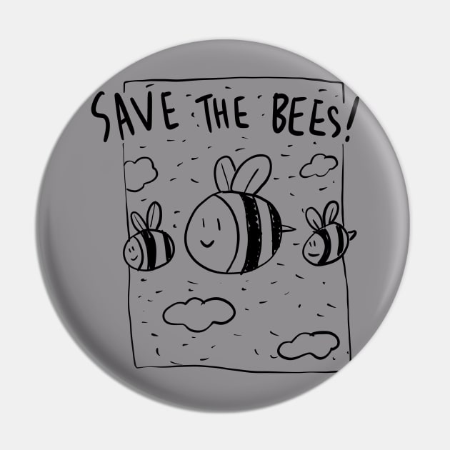 save the bees Pin by MagnumOpus