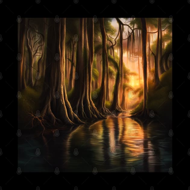 The Bayou by Trails I Travel Art