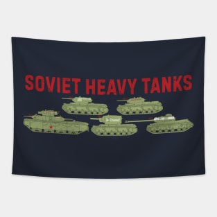 For a tank fan! Soviet heavy tanks WW2 Tapestry