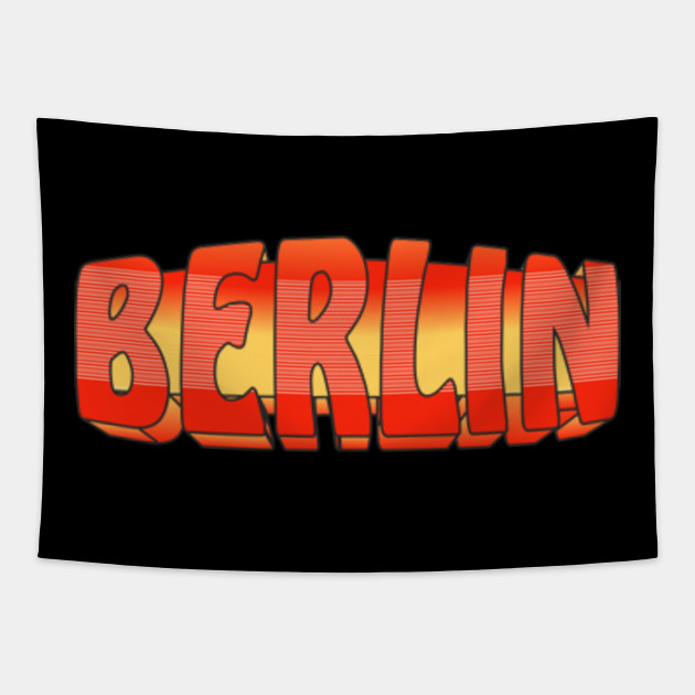 Berlin Berlin Hauptstadt Germany City Tapisserie Teepublic Fr