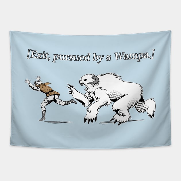 Exit - Pursued by Wampa Tapestry by RoguePlanets