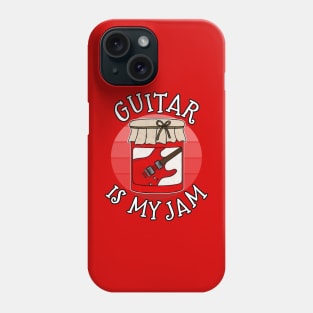 Guitar Is My Jam Electric Guitarist Musician Funny Phone Case